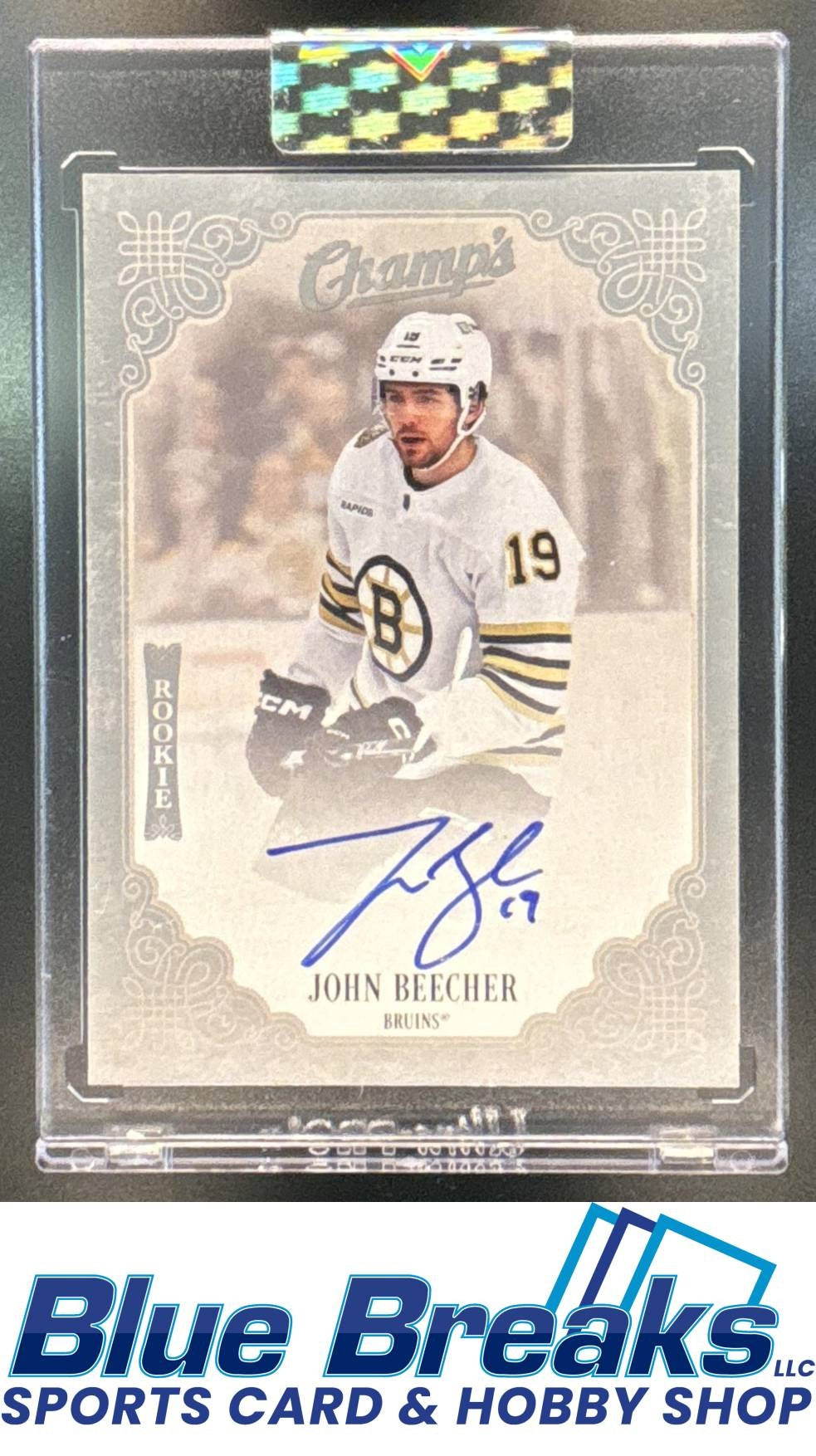 2023 Upper Deck Clear Cut John Beecher #C-JB Champs Auto