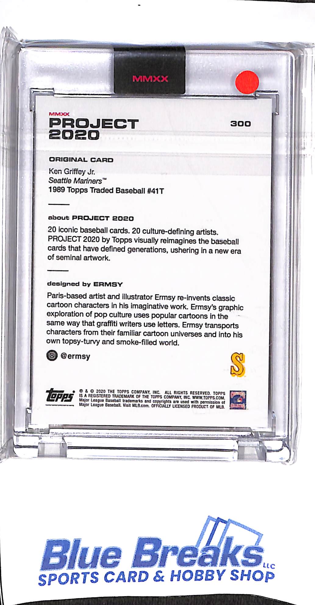 2020 Topps - Project 2020 - 1989 Traded baseball #41T - Ken Griffey Jr - Ermsy - #300 - baseball - Mariners