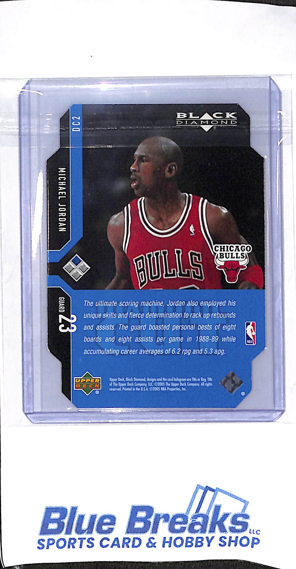2005 Upper Deck - Black Diamond - Diamond Cut - Michael Jordan - #DC2 - basketball - Bulls