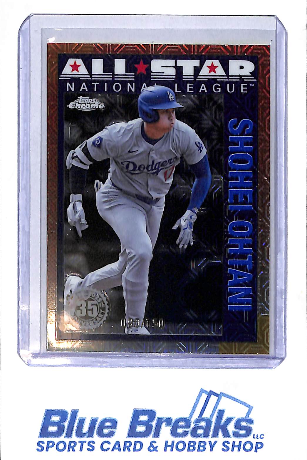 2025 Topps Chrome - 35th Anniversary - All-Star National League - Shohei Ohtani - 090/150 - #90ASC-2 - baseball - Dodgers