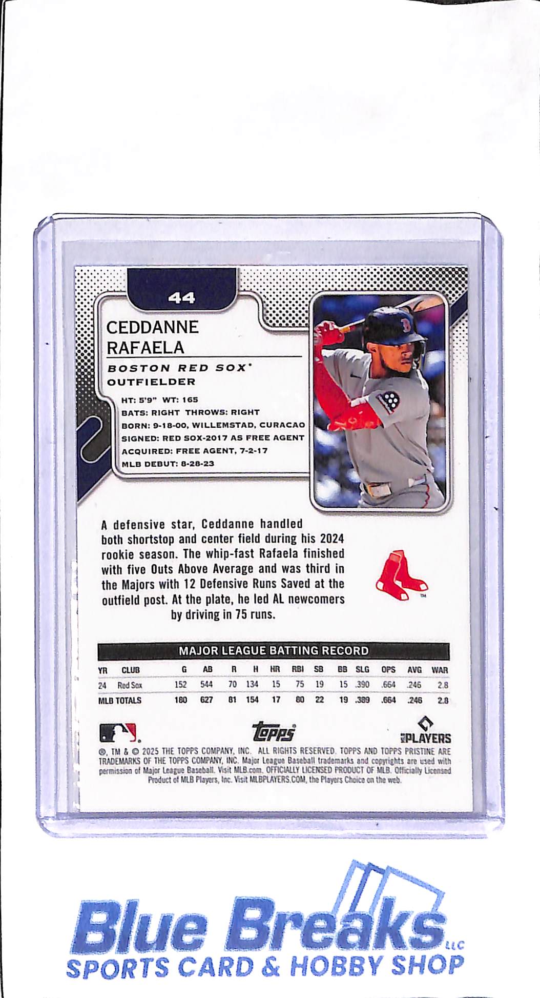 2025 Topps - Pristine - purple - Ceddanne Rafaela - 79/99 - #44 - baseball - Red Sox