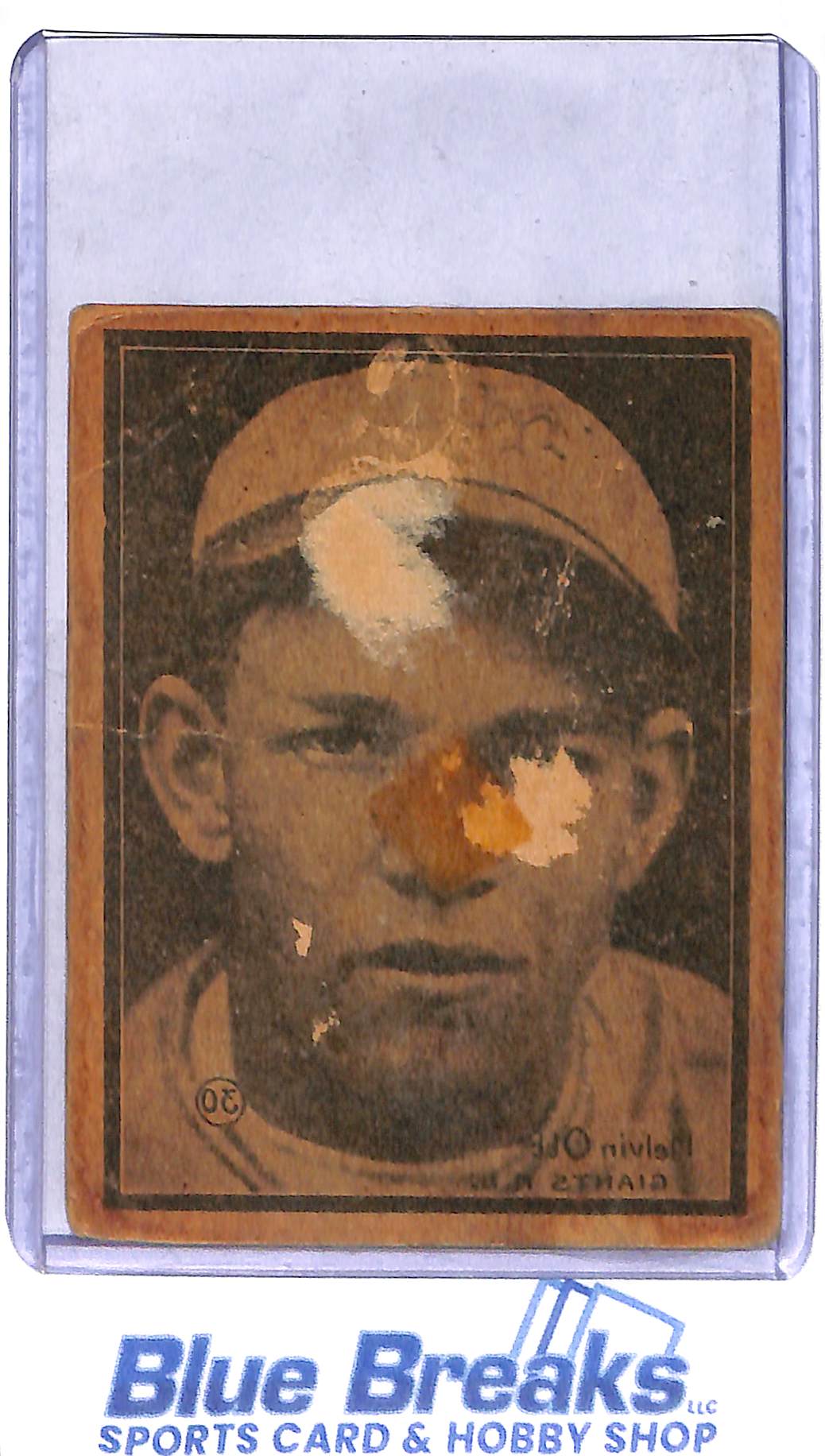 1931 W517 - Melvin Ott -hand cut - #30 - baseball - New York Giants