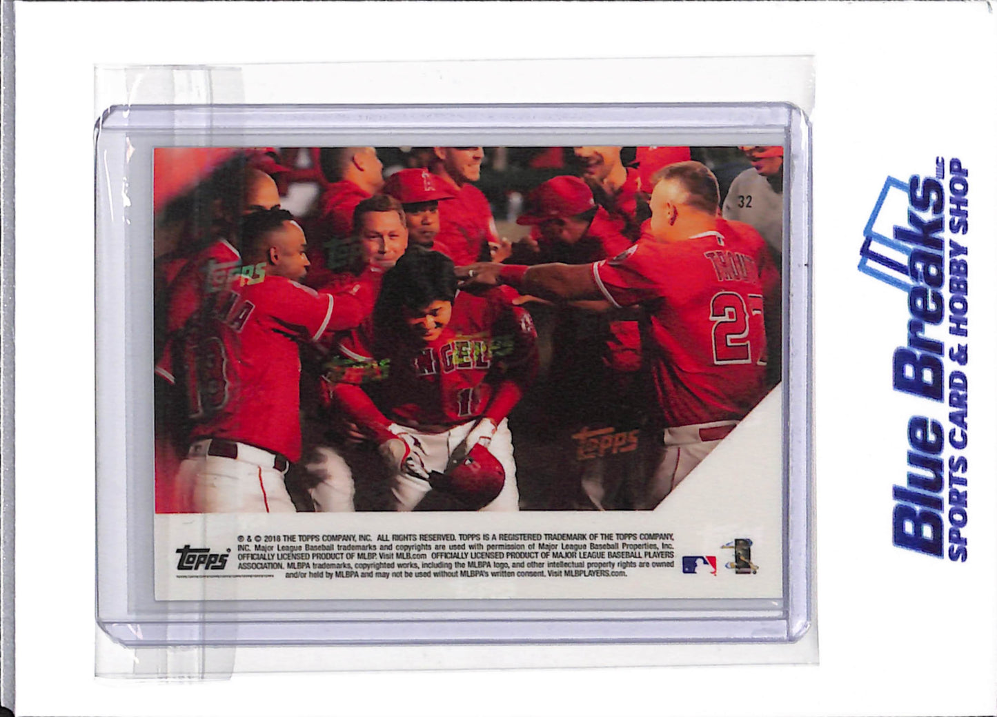 2018 Topps - Now - Shohei Ohtani - First Career HR - 04/13/2018 - RC - #32 - baseball - Angels