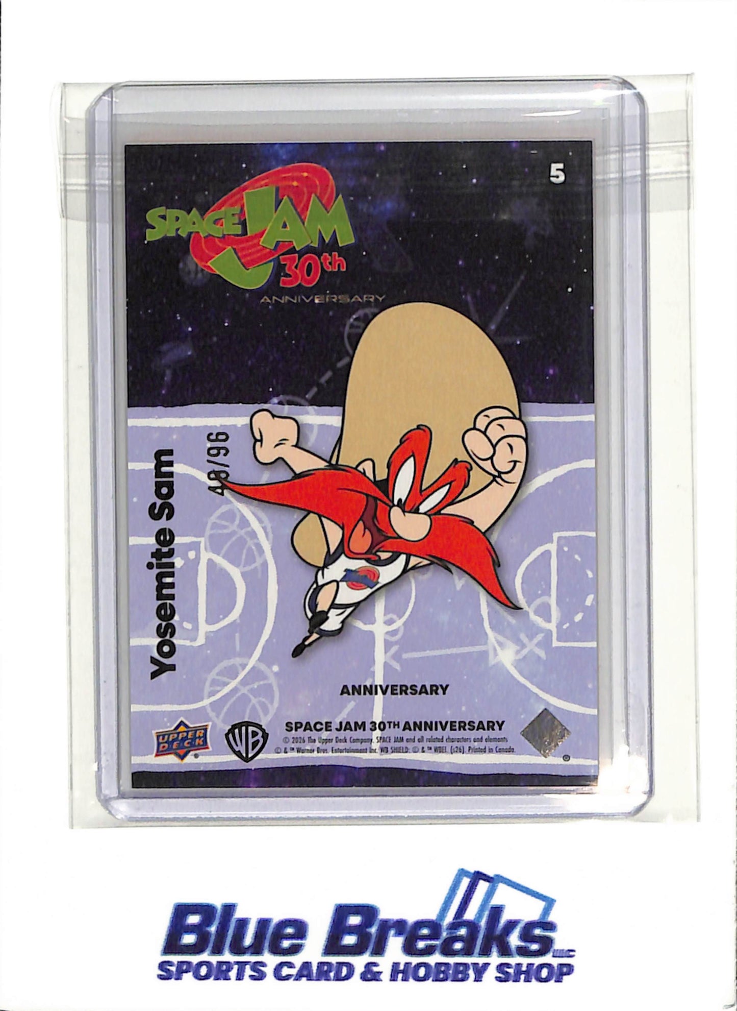 2026 Upper Deck - Yosemite Sam - Space Jam - 30th Anniversary - Tune Squad - 49/96 - cartoon - entertainment