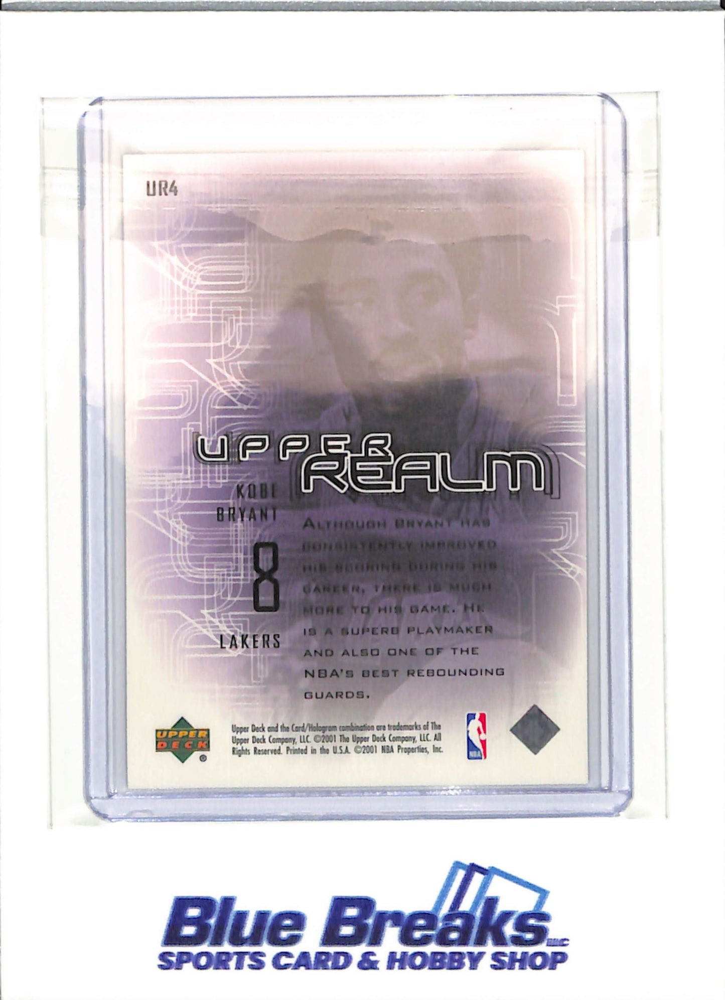 2001 Upper Deck - Upper Realm - Encore - Kobe Bryant - #UR4 - basketball - Lakers
