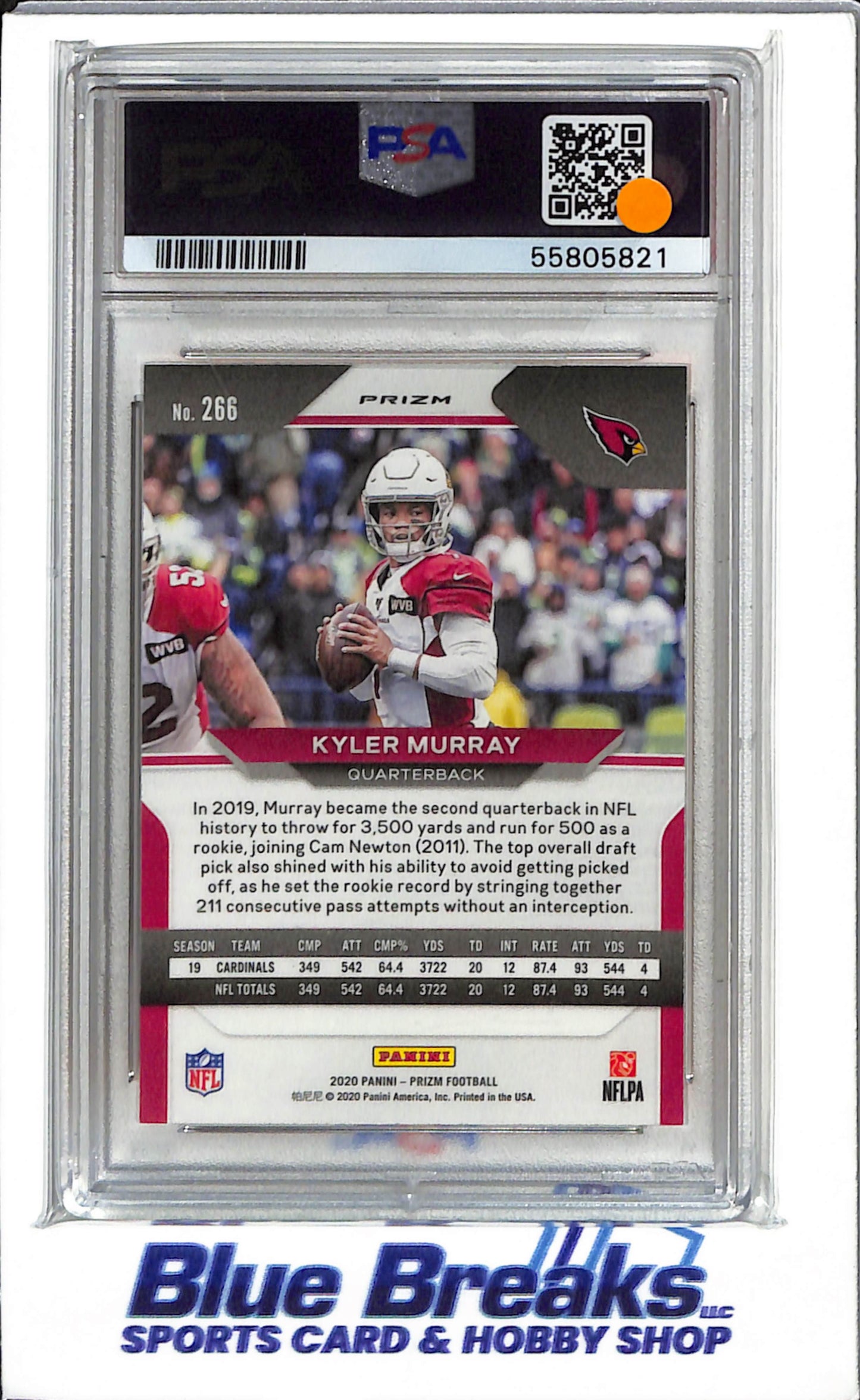 2020 Panini - Prizm - Disco Prizm - Kyler Murray - #266 - PSA 10 - football - Cardinals