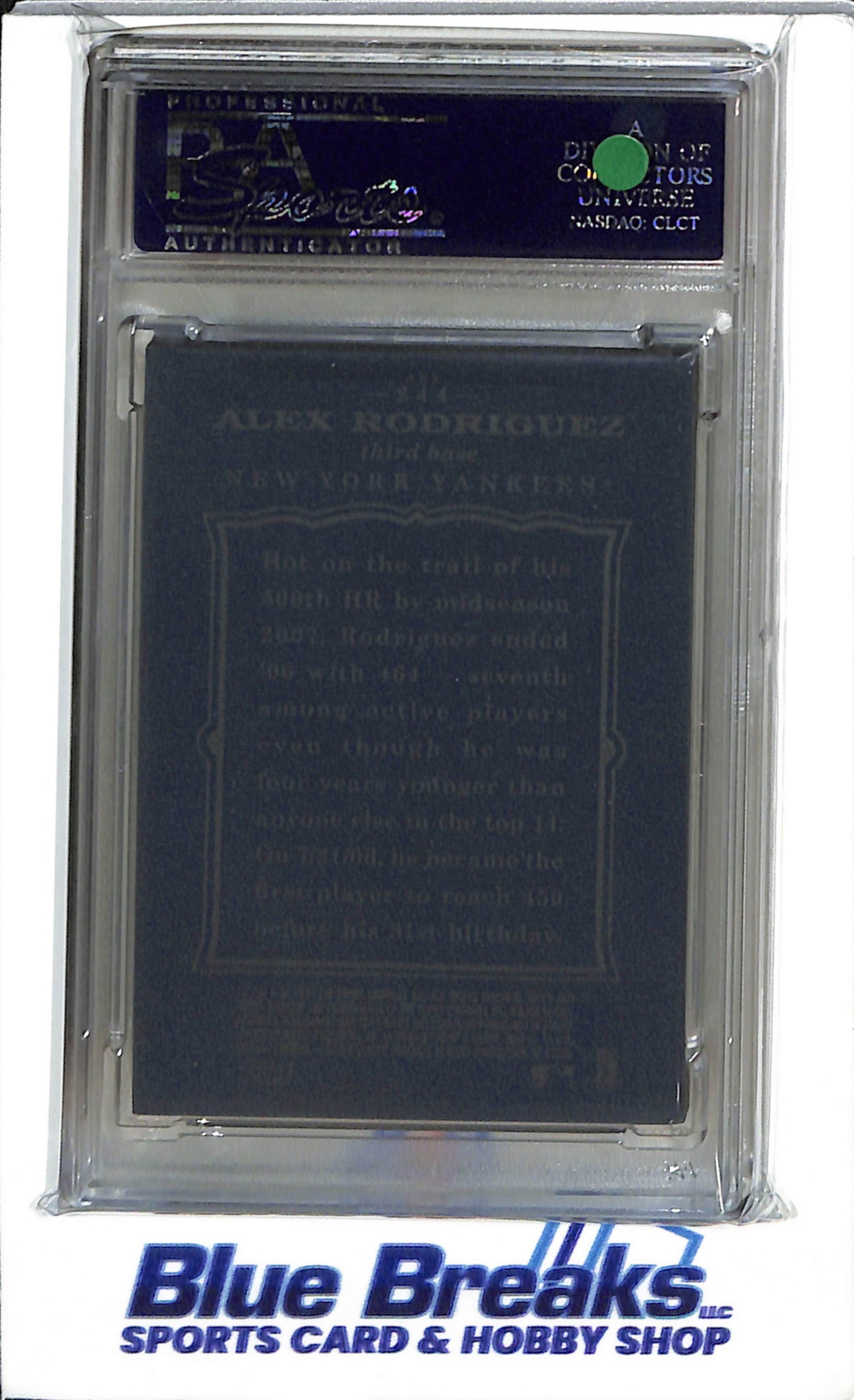 2007 Topps Sterling - Alex Rodriguez - #244 - PSA 9 - Baseball - Yankees