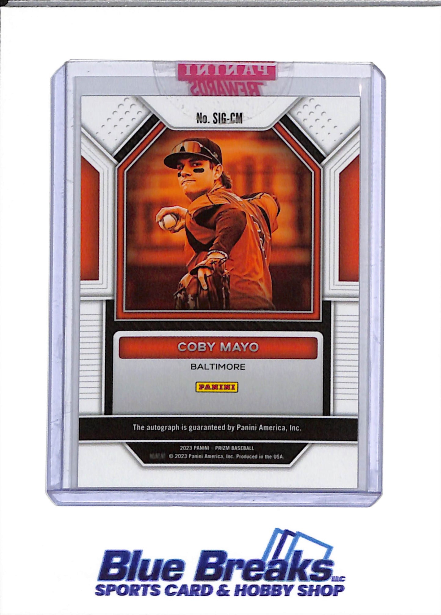 2023 Panini - Prizm Signatures - Coby Mayo - #SIG-CM - Baseball - Orioles