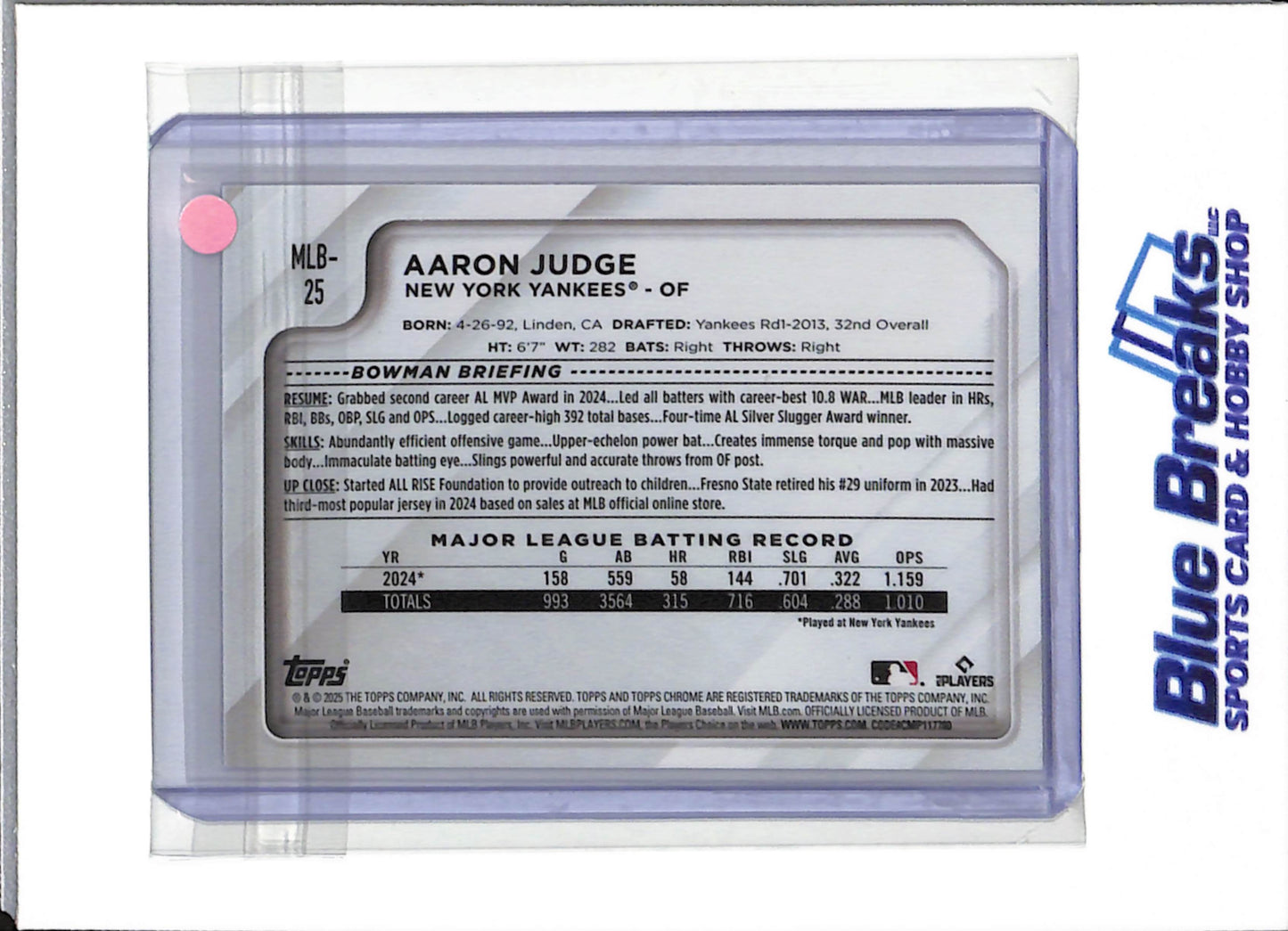 2025 Topps Chrome - National Sports Collectors Convention - Aaron Judge - #MLB-25 - Baseball - Yankees