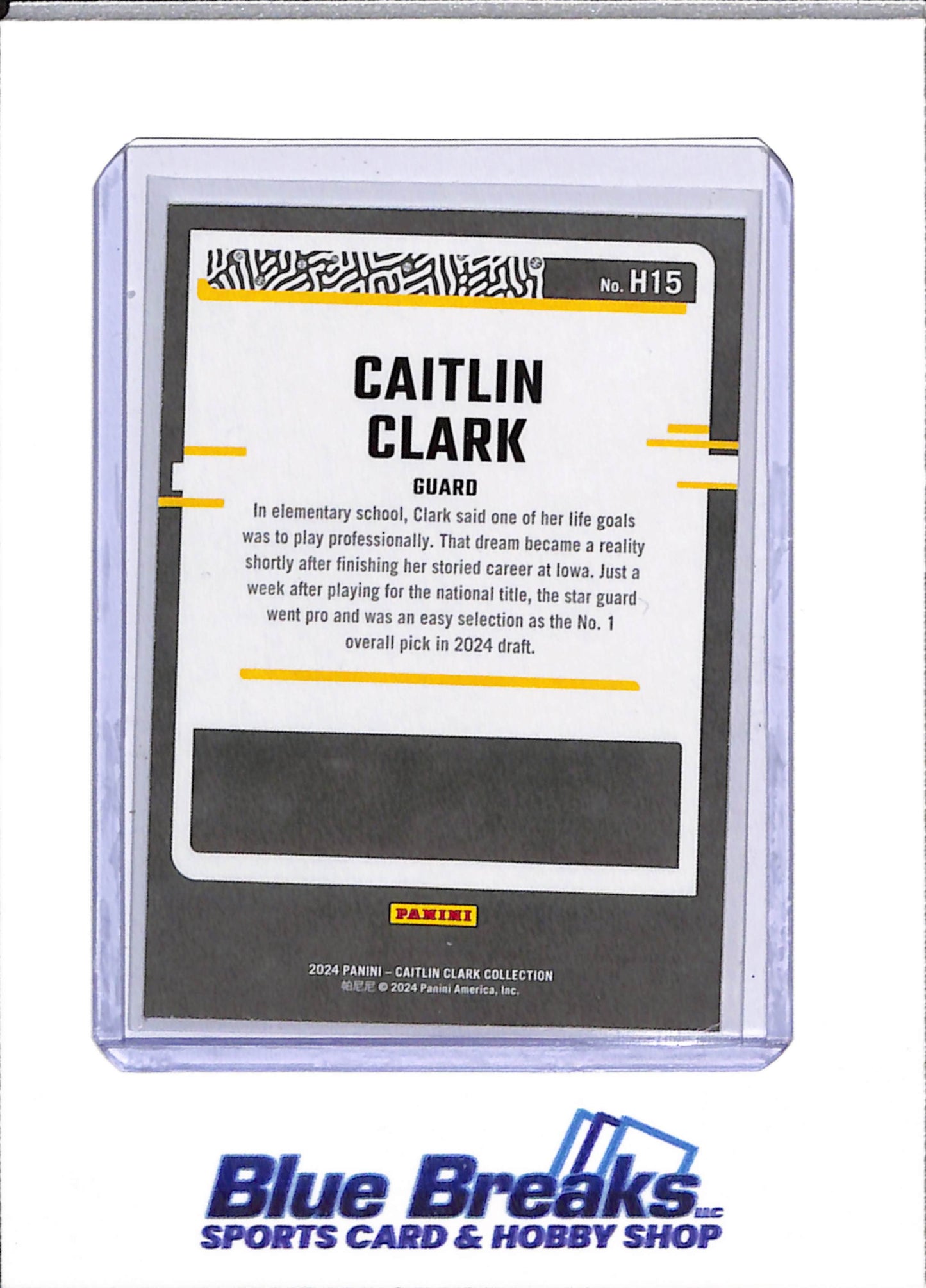 2024 Panini - Donruss - Set of 15 - Caitlin Clark - #H1 -H15 - Basketball - Hawkeyes - drop