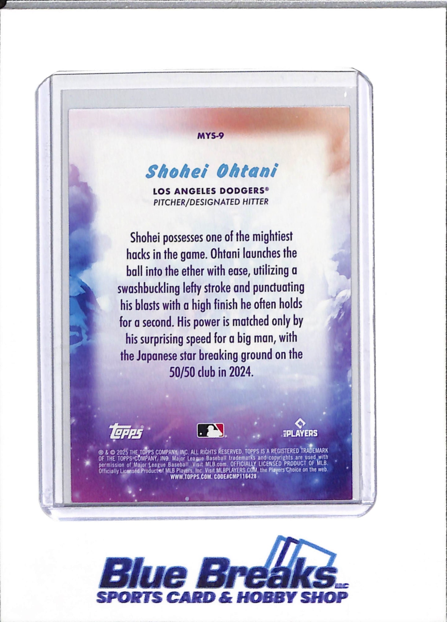 2025 Topps - Mystical - FoilFractor - Shohei Ohtani - #MYS-9 - Baseball - Dodgers -