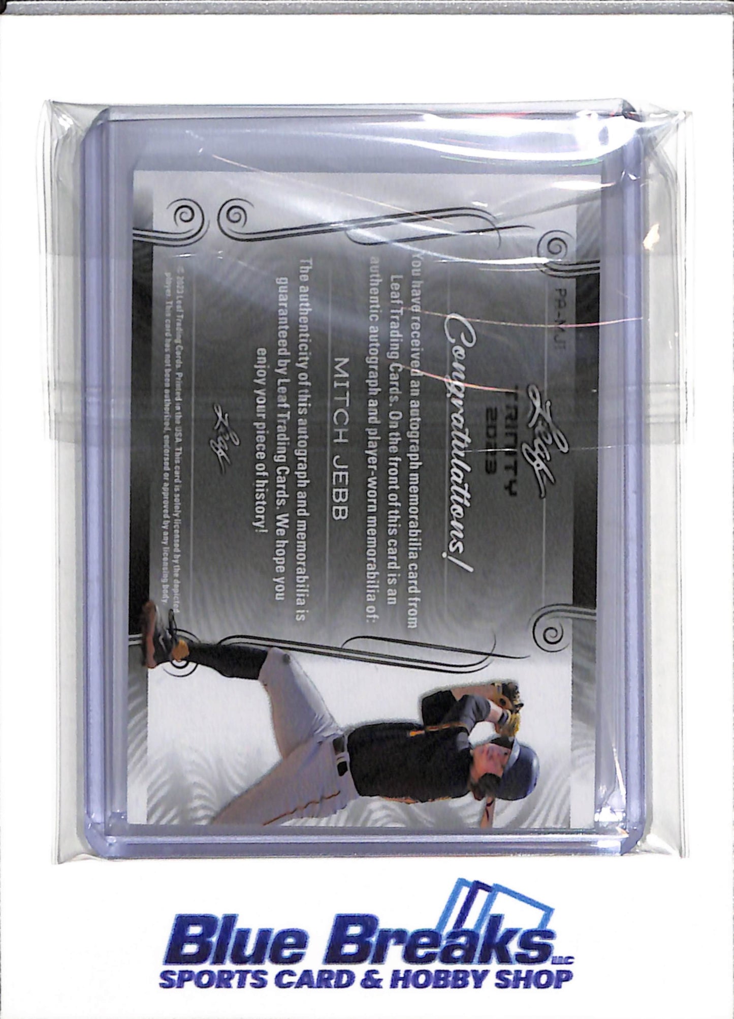 2023 Leaf - Trinity - Rookie Card - Auto - Mitch Jebb - 41/99 - #PA-MJ1 - Baseball - Pirates - drop