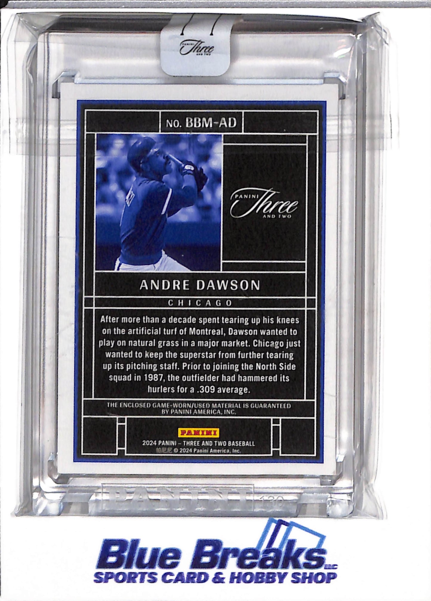 2024 Panini - Three and Two - Relic - Baseballs Best - Andre Dawson - 11/32 - #BBM-AD - Baseball - Cubs - drop