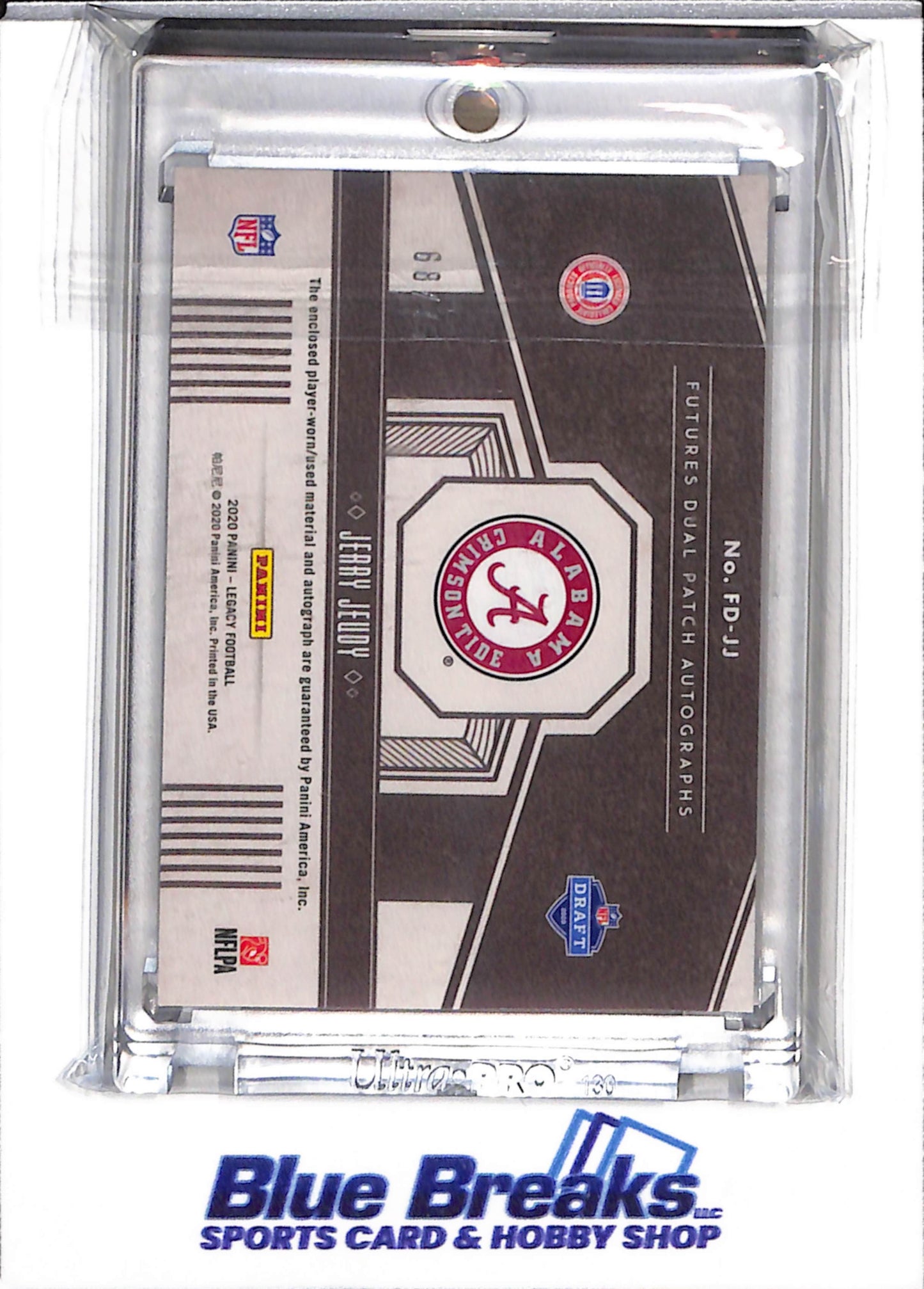 2020 Panini - Legacy - Futures - Rookie Card - Auto Relic - Jerry Jeudy - 66/75 - #FD-JJ - Football - Crimson Tide - drop