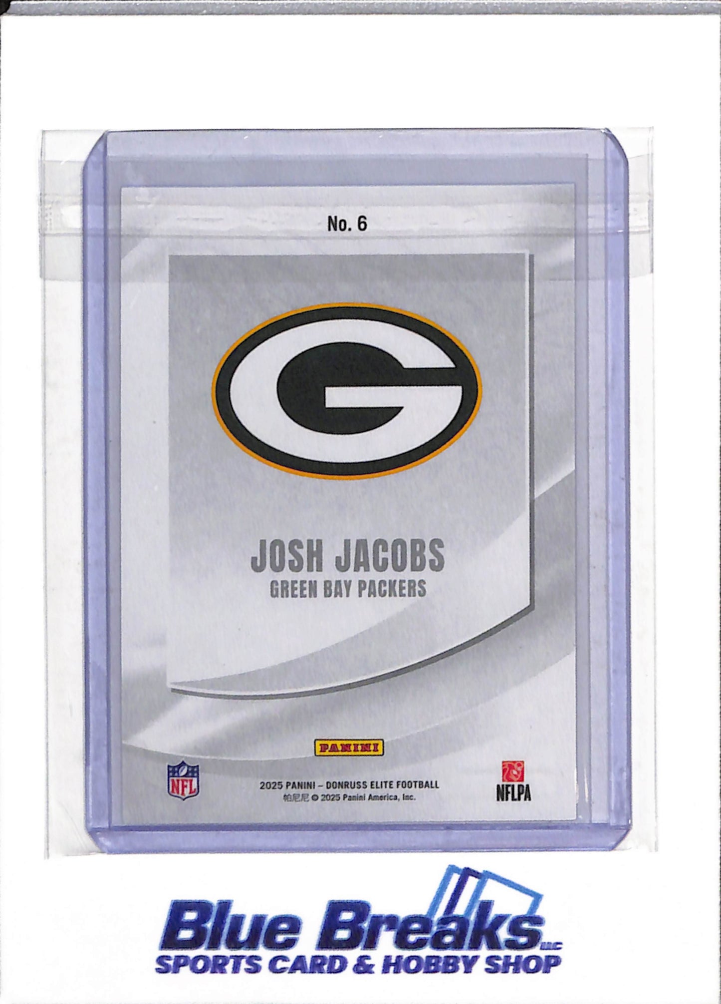 2025 Panini - Donruss - Elitist - Josh Jacobs - 19/75 - #6 - Football - Packers - drop
