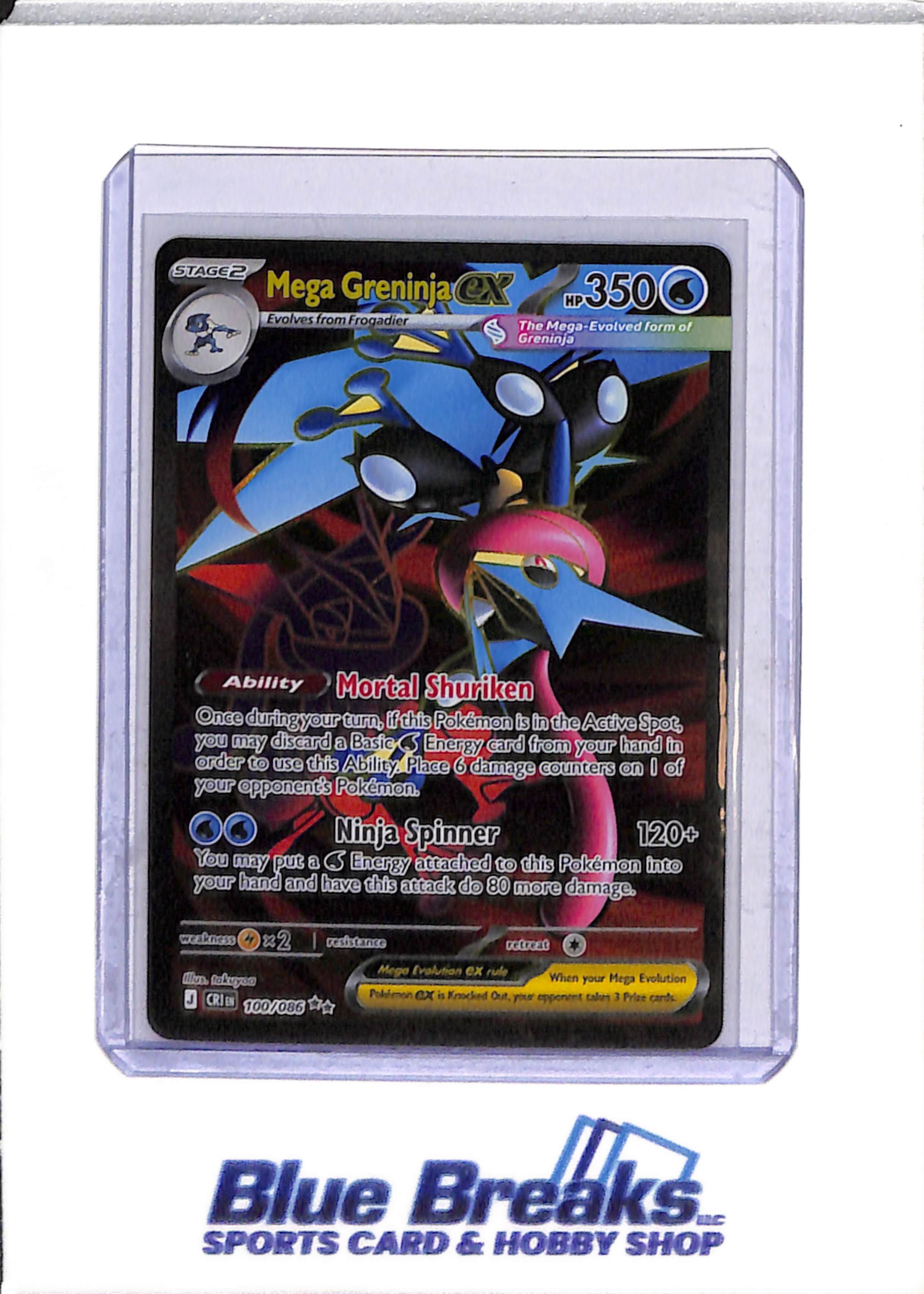 greninja pokemon card price Trading Game Chaos Rising Ultra Rare Mega ex #100 [Colorless][Colorless] Print Size:Standard - 7