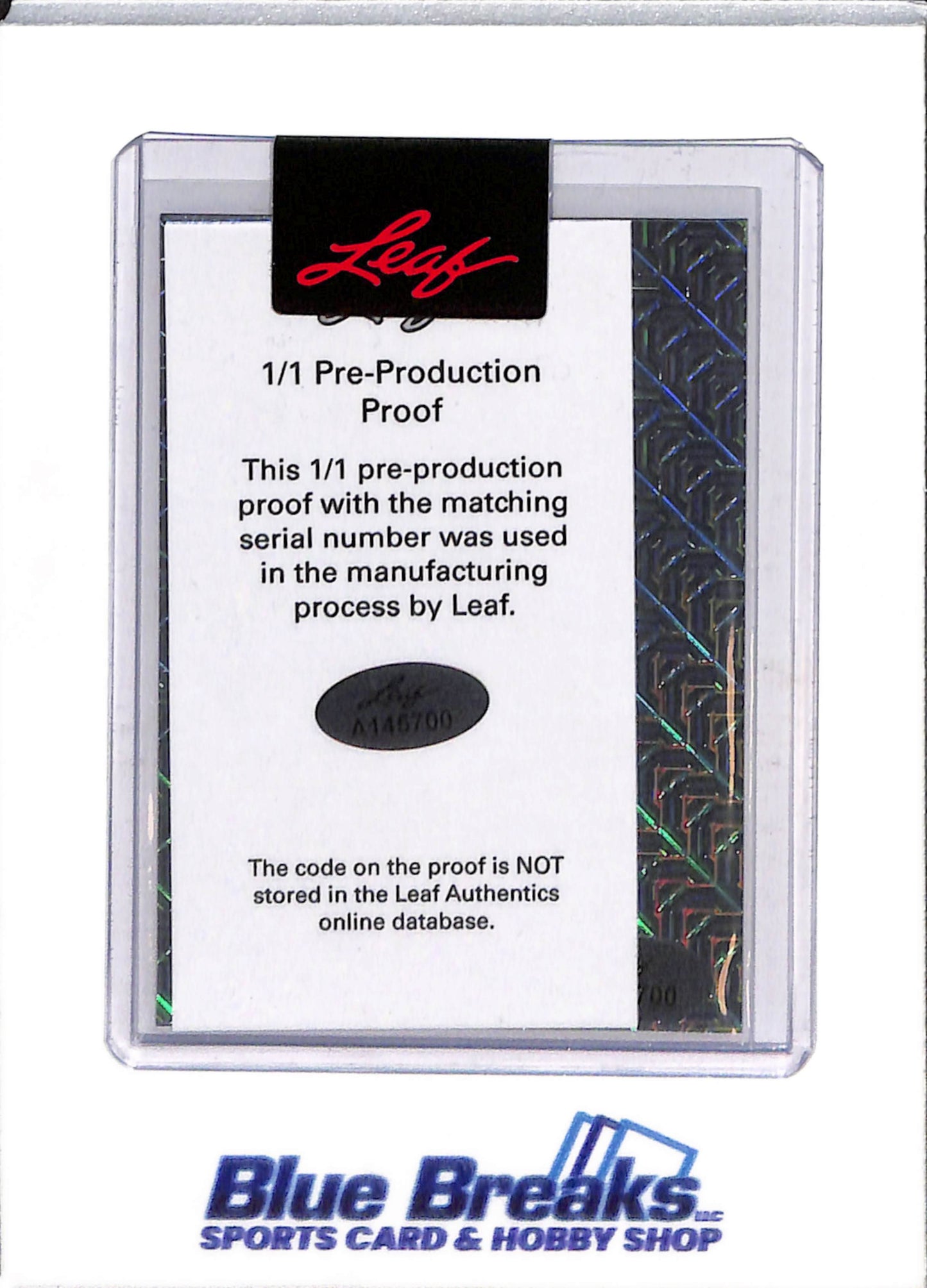 Leaf - Vivid - Rookie Card - Auto - Refractor - Pre-Production Proof - Hunter Luepke - 1/1 - #A145700 - Football - Cowboys - drop