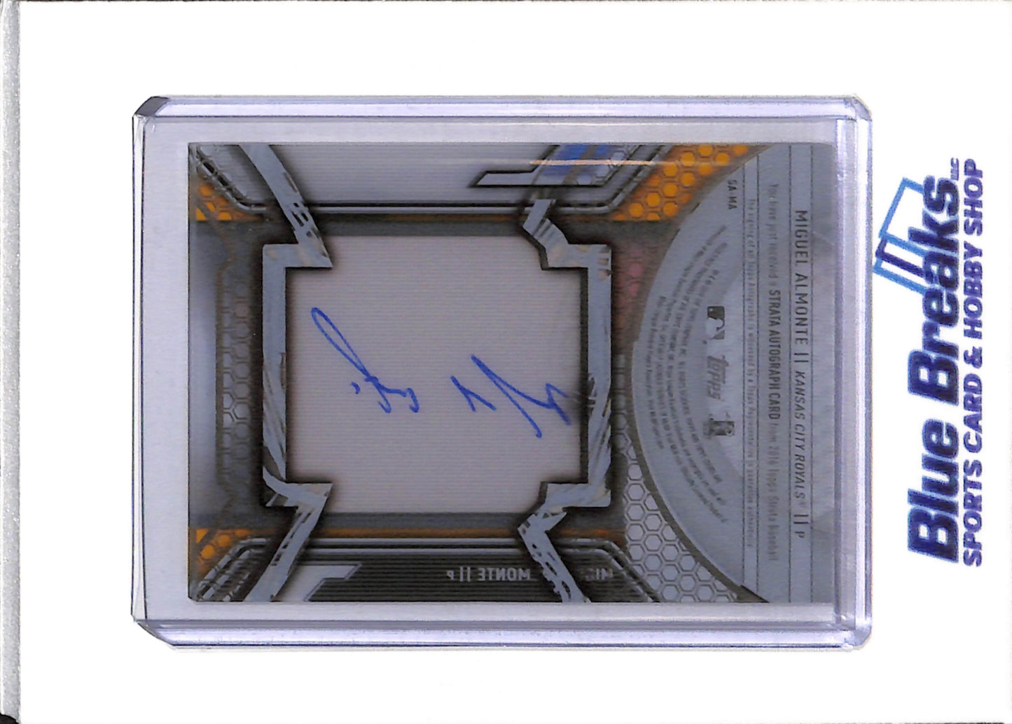 2016 Topps - Strata - Auto - Miguel Almonte II - 03/25 - #SA-MA - Baseball - Royals - drop