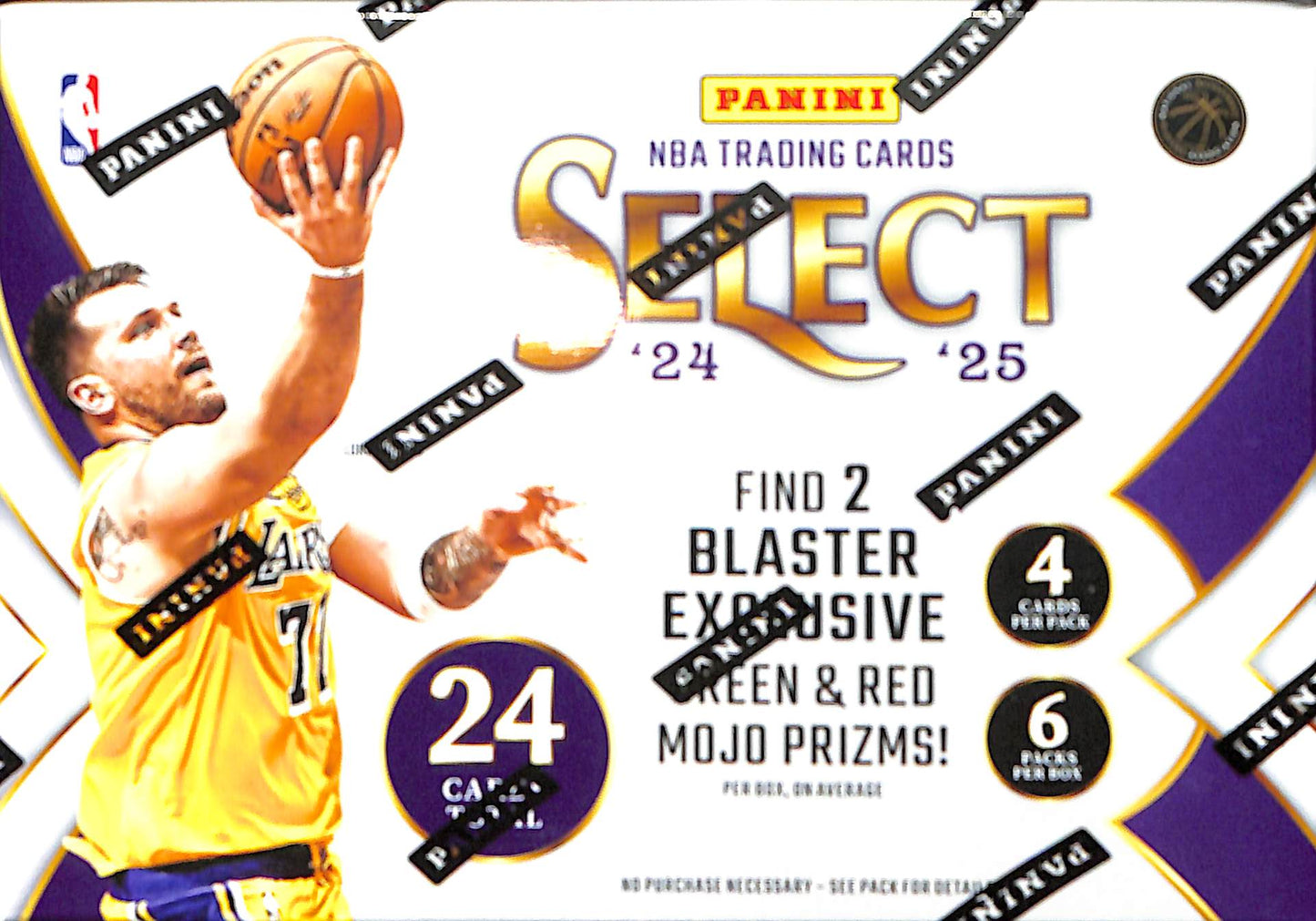 2024/25 Panini Select Basketball 6-Pack Hobby Blaster Box - Sealed Wax