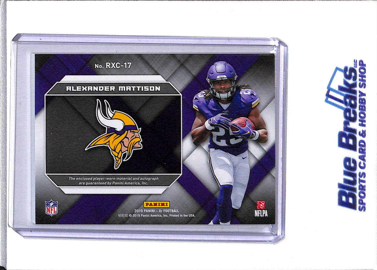 2019 Panini - XR - Xcellence - Auto - Relic - Alexander Marrison - 05/10 - #RXC-17 - Football - Vikings