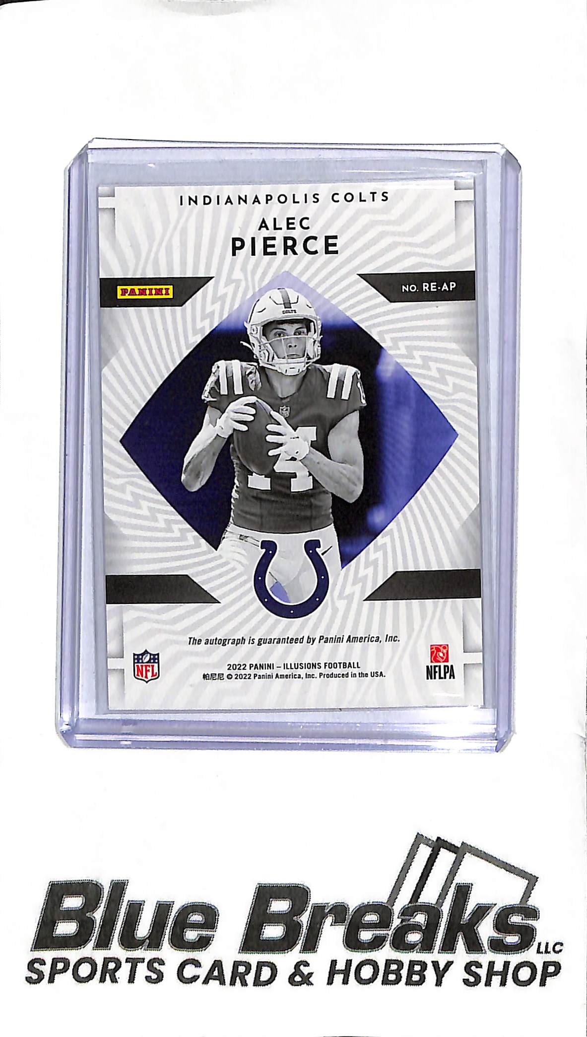 2022 Panini Illusions - Alec Pierce RE-AP - Auto 106/199 - Football - Colts
