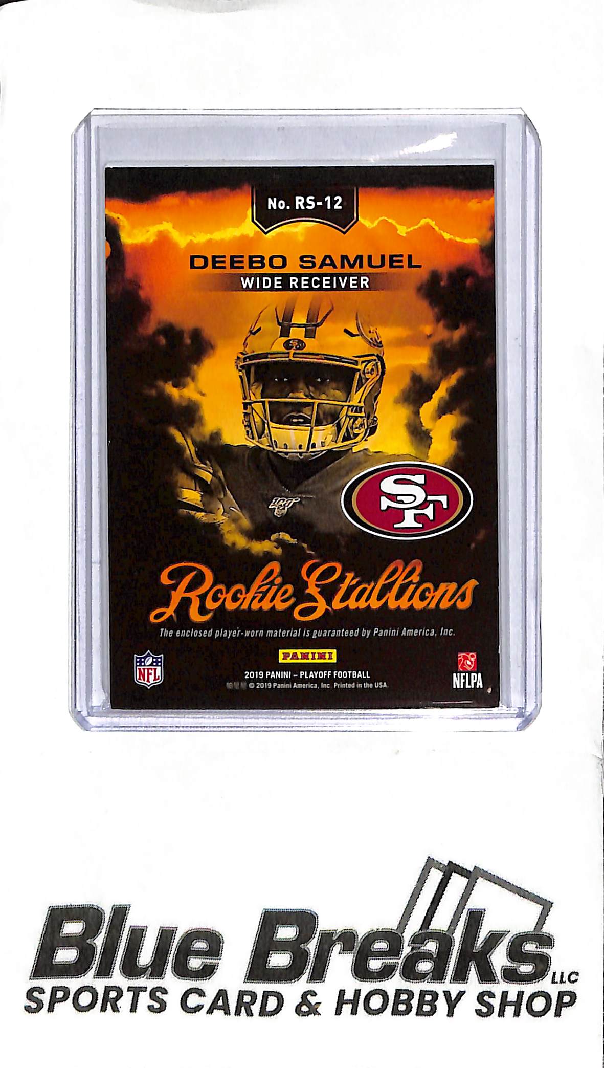 2019 Panini Playoff - Deebo Samuel Rookie Patch - RS-12 - Football - 49ers