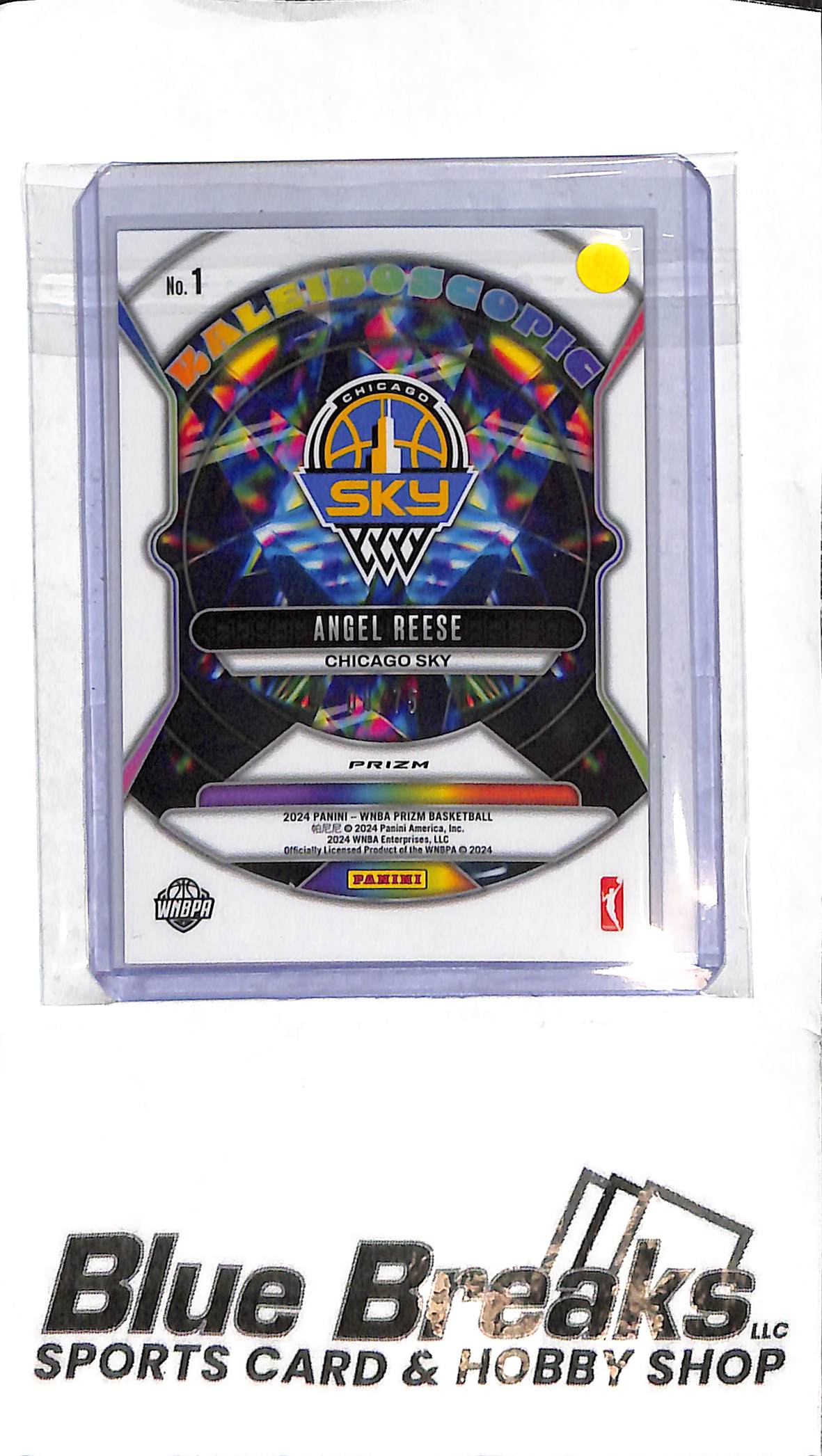 2024 Panini WNBA Prizm - Angel Reese - 1 -Kaleidoscope 8/75 - RC - Basketball - Sky