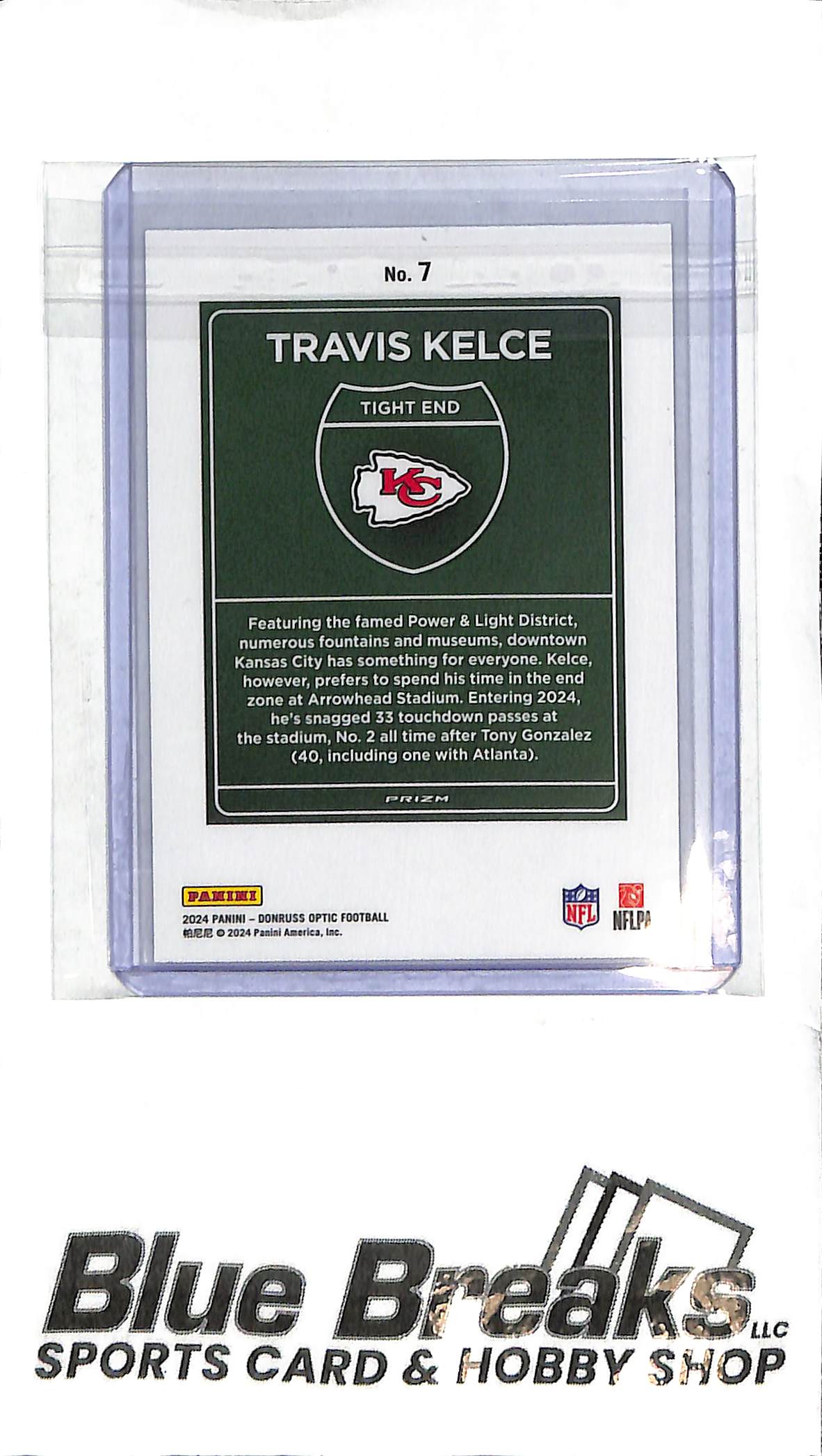 2024 Panini Optic Downtown - Travis Kelce - Football - Chiefs