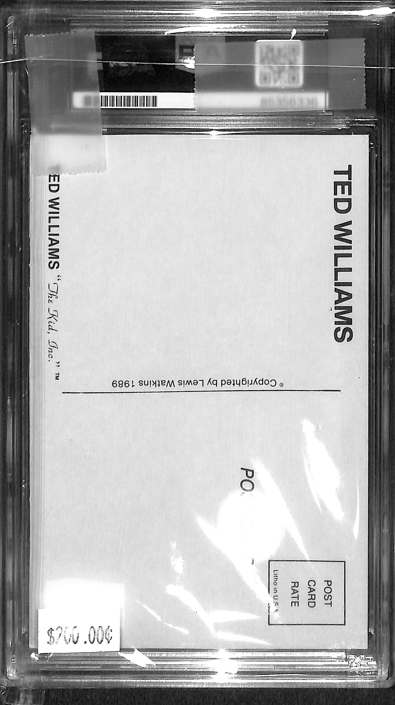 Ted Williams Signed Postcard - PSA Auto Grade 8 - Baseball - Red Sox