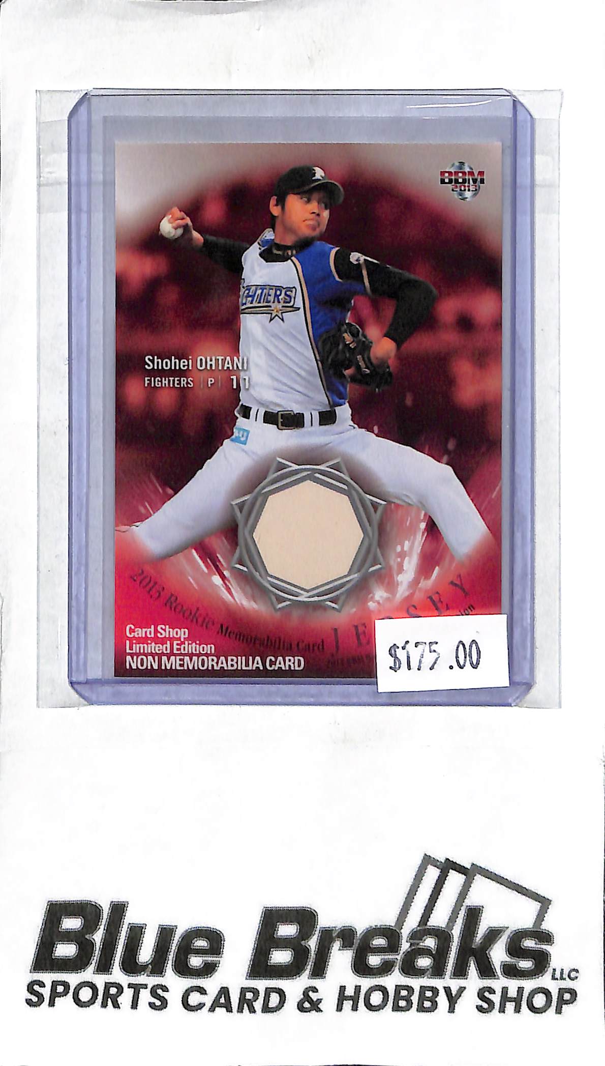 Shohei Ohtani CL07 - 2013 BBM - Card Shop Limited Edition - Non