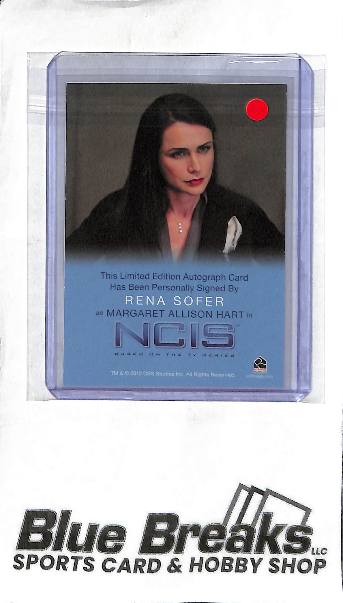 Rena Sofer - 2012 NCIS - Autograph - Margaret Allison Hart - Pop Culture