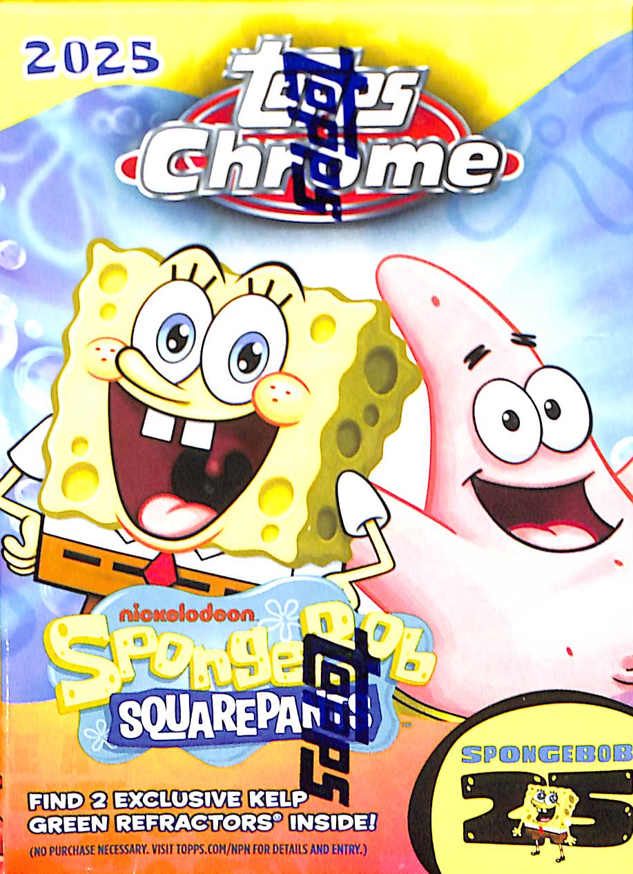 2025 Topps Chrome Spongebob Blaster - Sealed Wax
