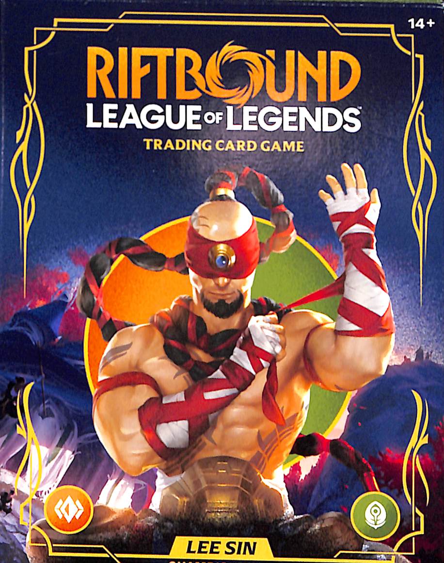 Riftbound League of Legends - Lee Sin Champion Deck - Trading Card Game - Sealed Wax