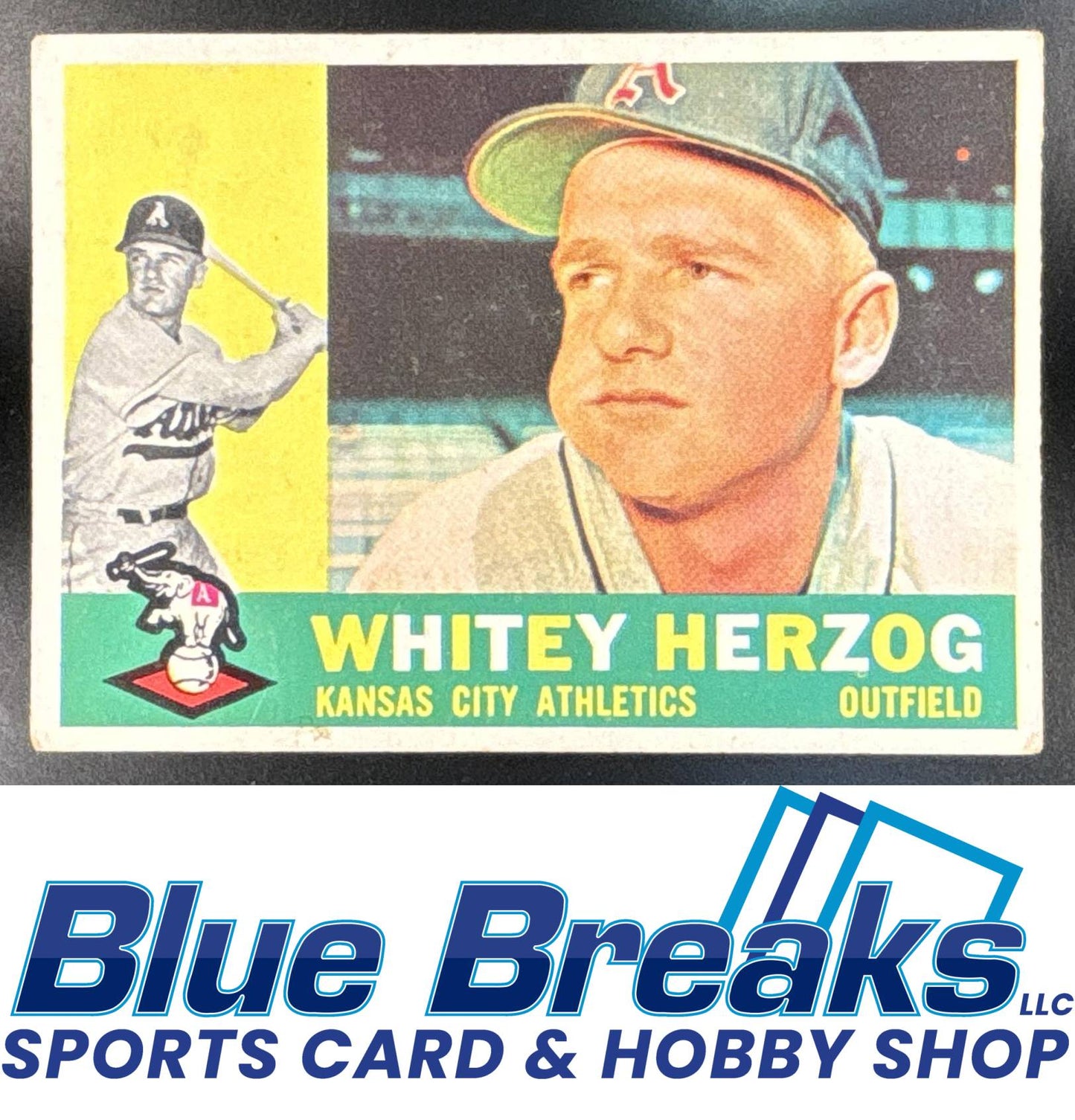 1960 Topps Whitey Herzog #92 Athletics