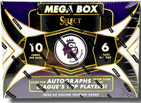 2024-25 Panini Select Premier League Soccer Hobby Mega Box(Green Fluorescent) - Sealed Wax