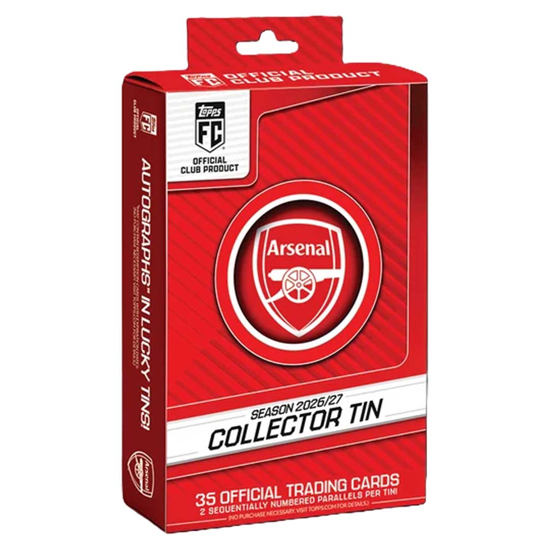 2026-27 Topps Soccer Arsenal FC Club Collector Tin - Sealed Wax