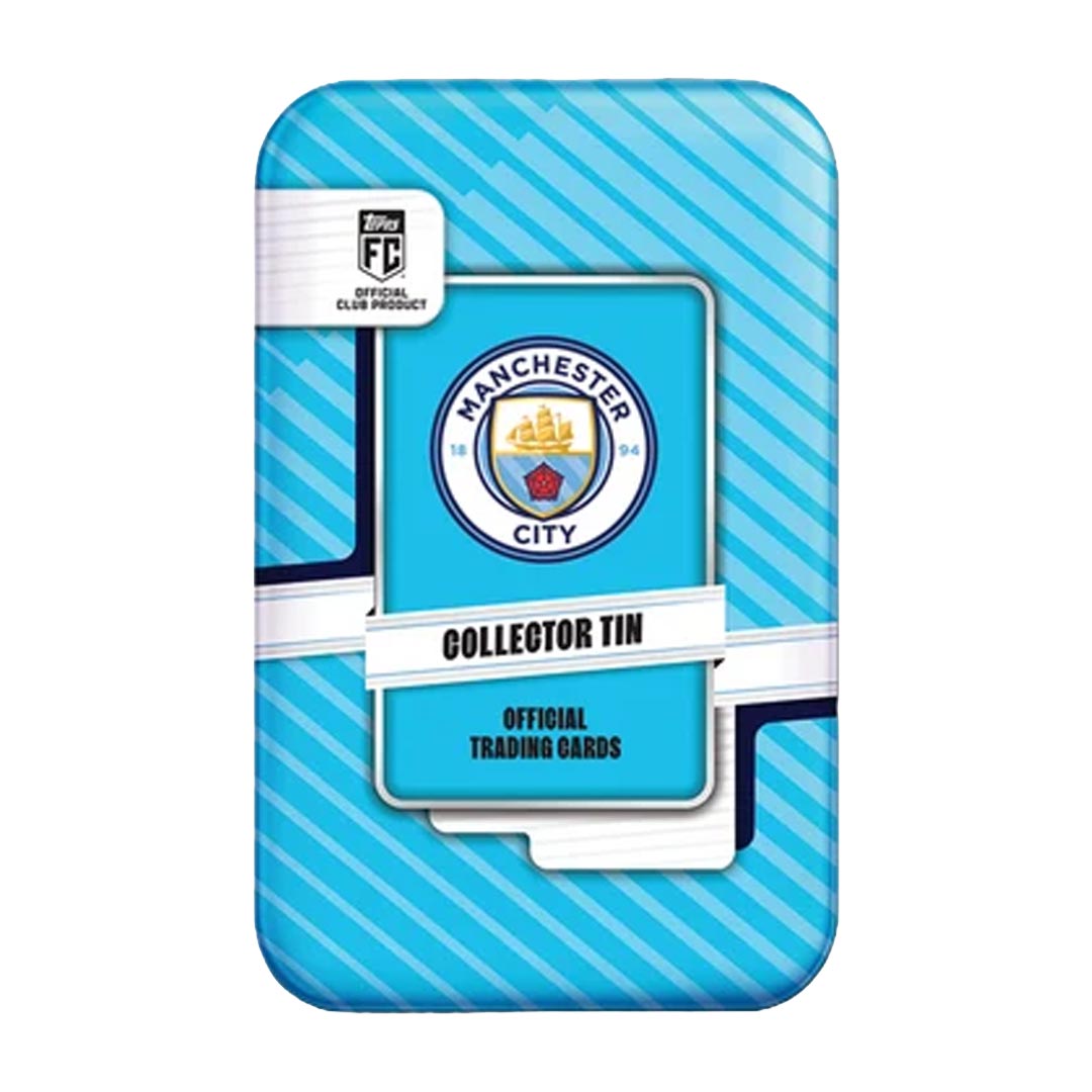 2026-27 Topps Soccer Manchester City FC Club Collector Tin - Sealed Wax