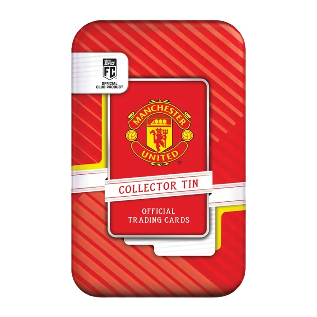 2026-27 Topps Soccer Manchester United FC Club Collector Tin - Sealed Wax