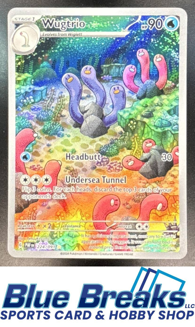 2024 Pokemon Paldean Fates Wugtrio #224/091