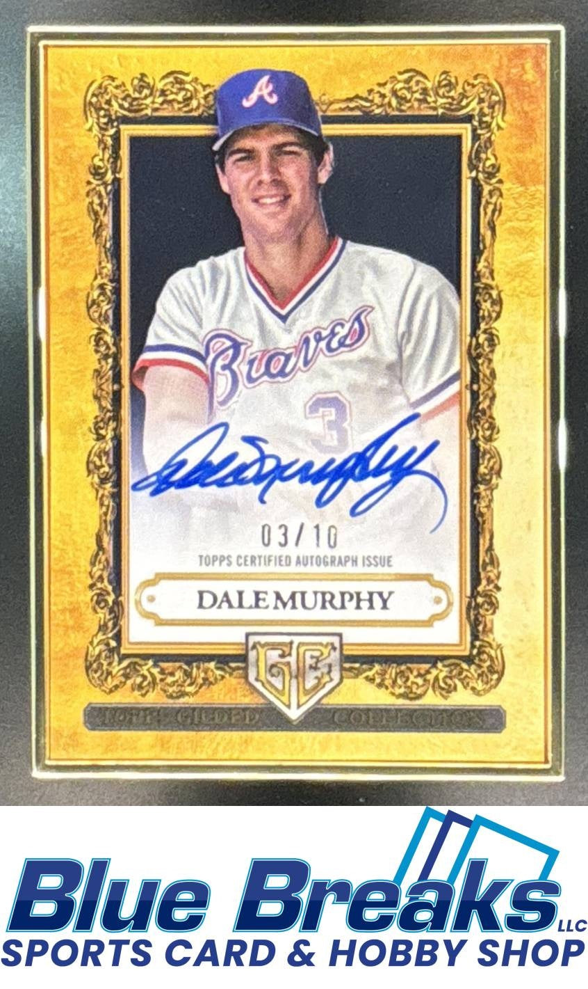 2025 Topps Gilded Collection Dale Murphy #GOG-DM Gallery of Gold Auto 03/10 Atlanta Braves