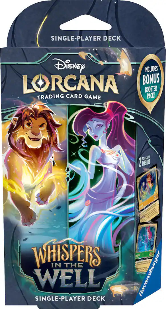 Disney Lorcana - Whispers in the Well - Starter Deck - Simba & Megara