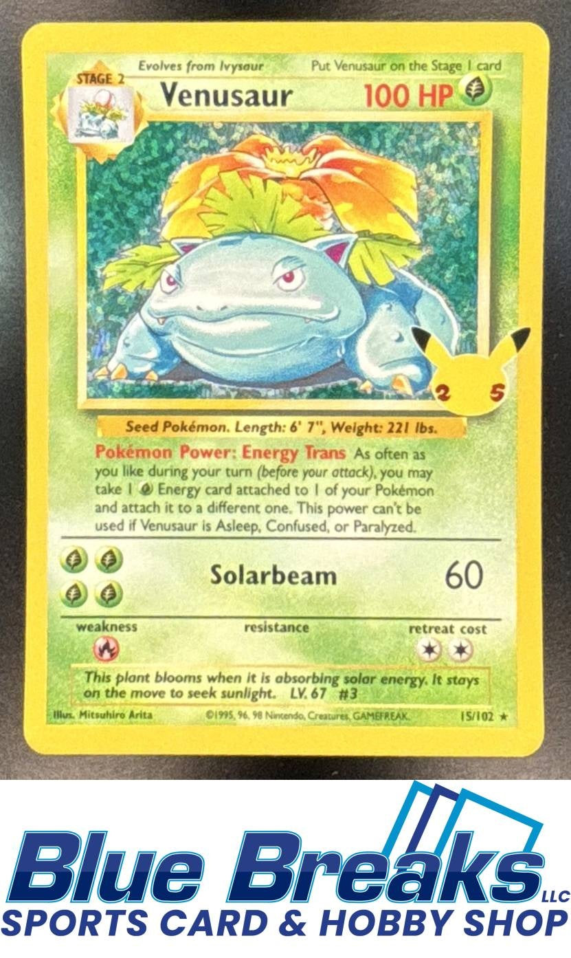 2021 Pokemon Sword & Shield Celebrations Classic Collection Venusaur #15/102 a