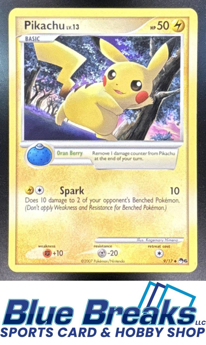 2007 Pokemon POP Series 6 Pikachu #9/17