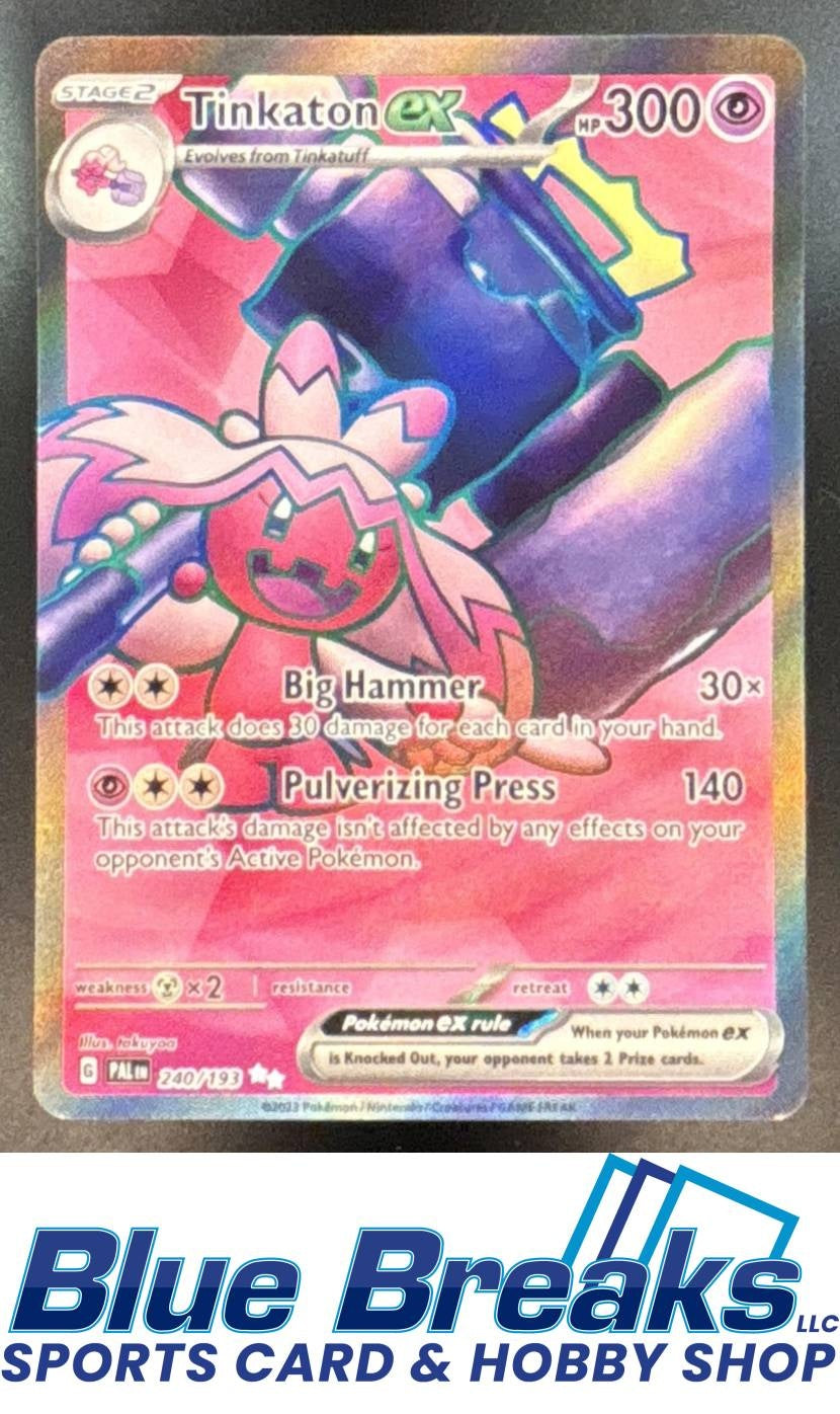 2023 Pokemon Scarlet & Violet Paldea Evolved Tinkaton ex #240/193 Ultra Rare