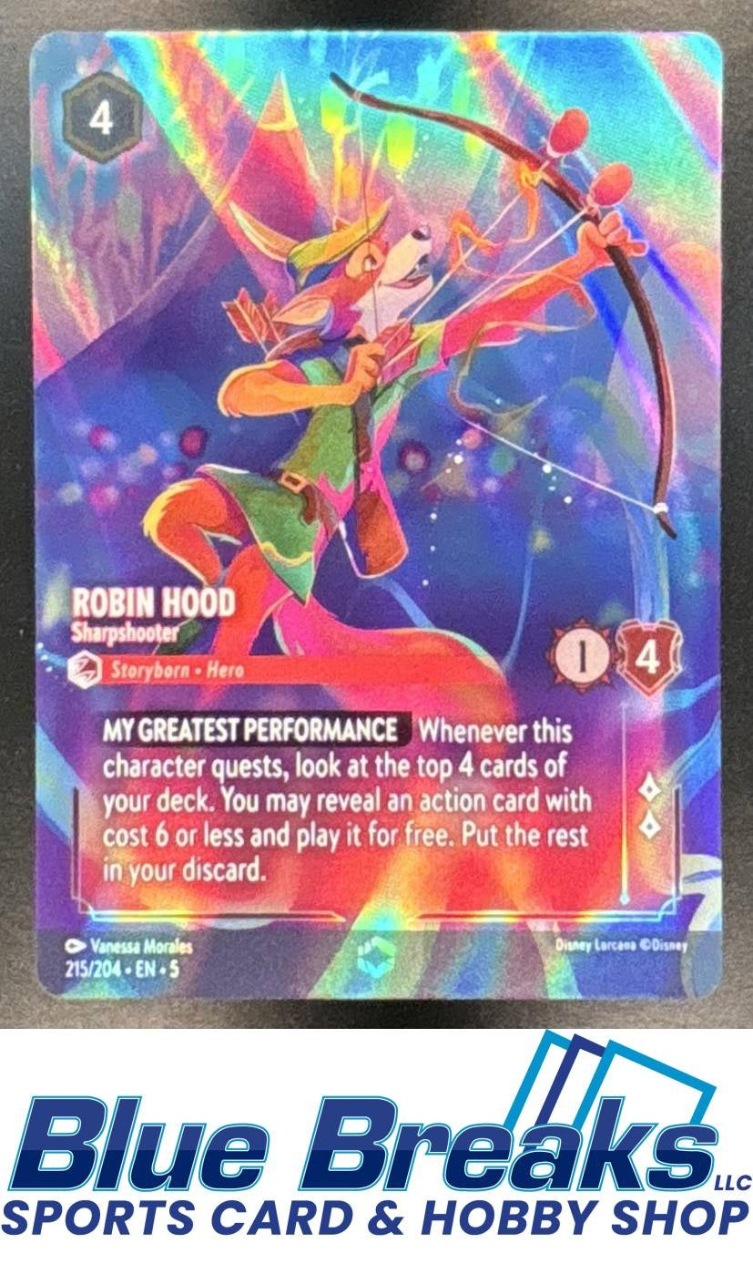 2024 Disney Lorcana TCG: Shimmering Skies Robin Hood - Sharpshooter #215