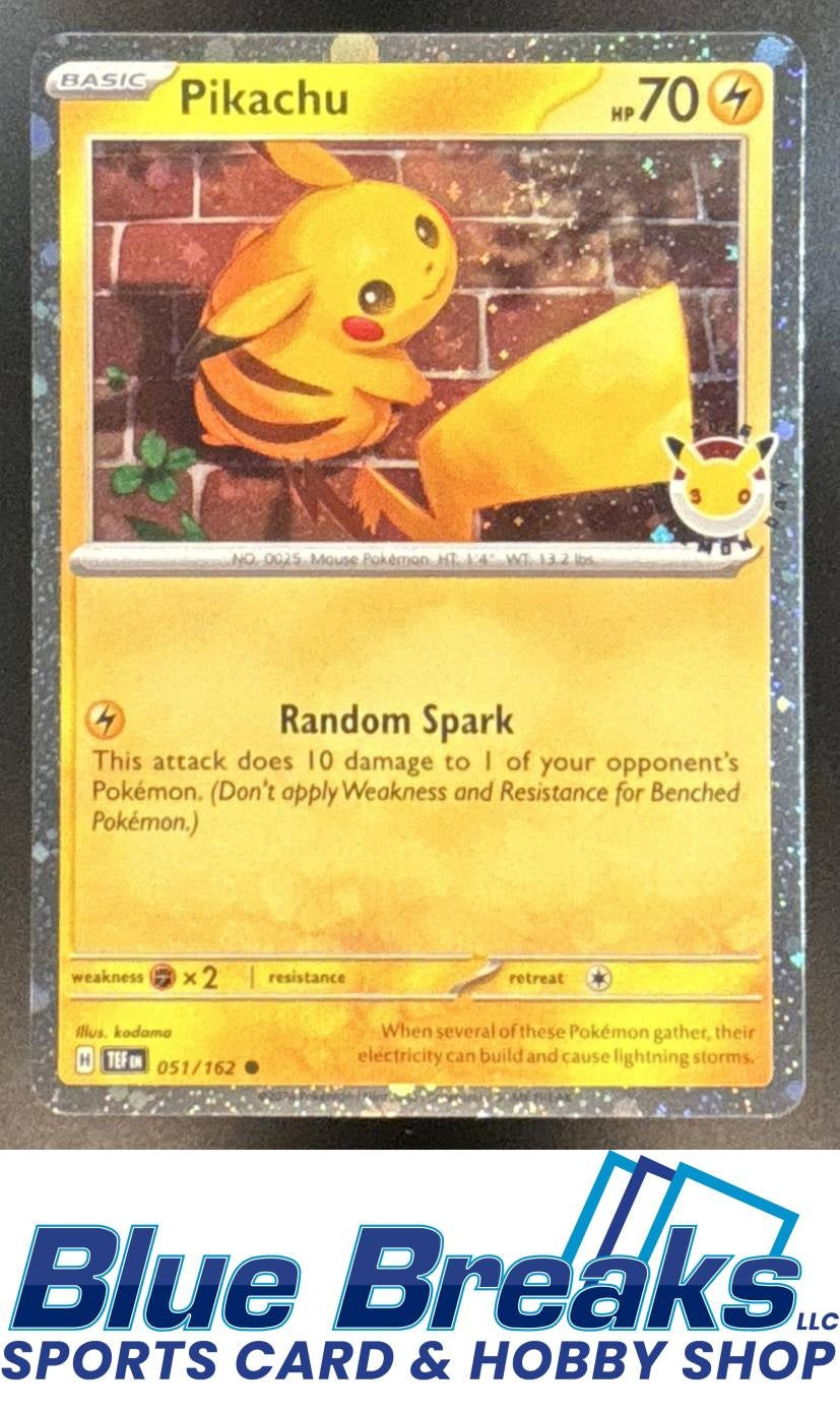 2026 Pokemon Day Cosmos Holo Pikachu #051/162
