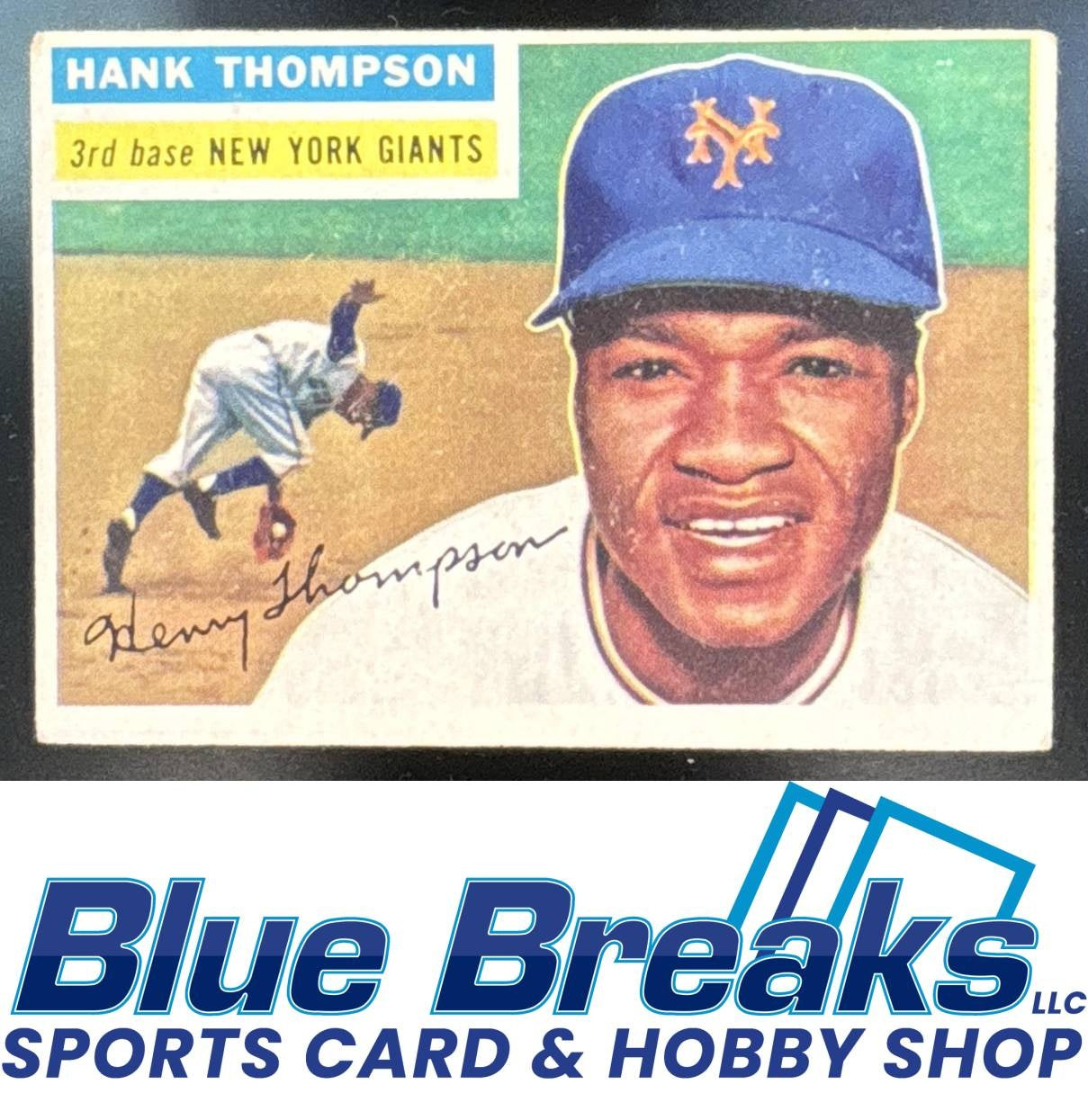 1956 Topps Henry Thompson #199 Baseball Mets