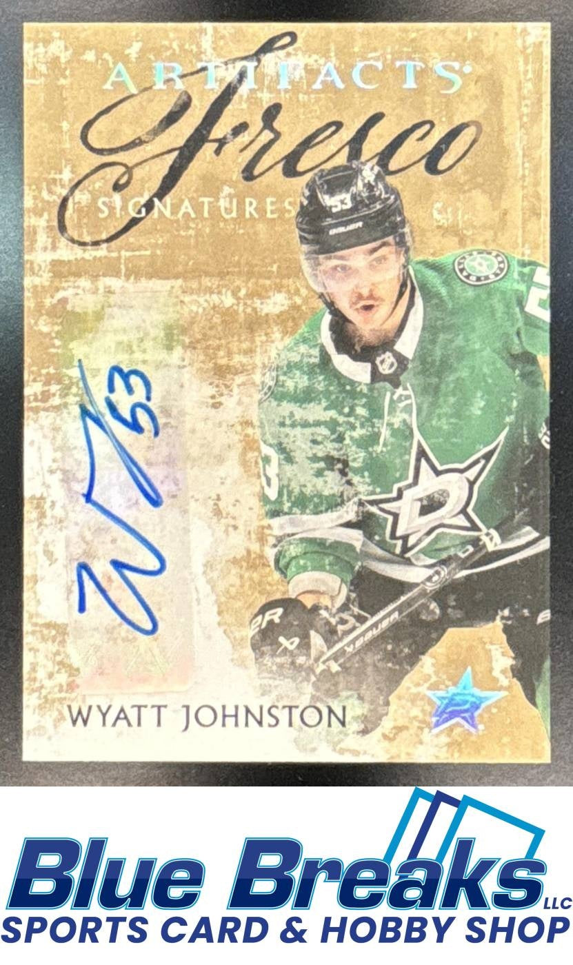 2024 Upper Deck Artifacts Wyatt Johnston #FS-WJ Fresco Signatures Auto