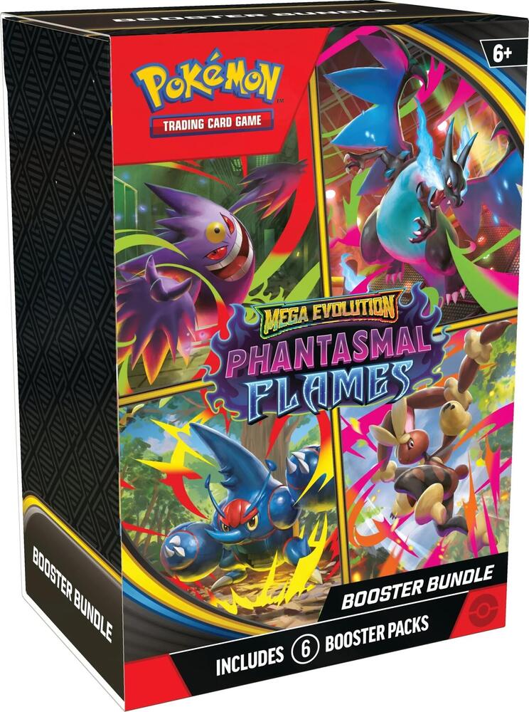 Pokémon - Mega Evolutions - Phantasmal Flames Booster Bundle - ME02: Phantasmal Flames