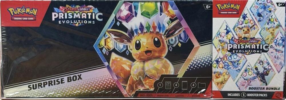 Pokemon - Prismatic Evolutions Booster Bundle + Surprise Box Bundle - SV: Prismatic Evolutions (PRE) - Sealed Wax